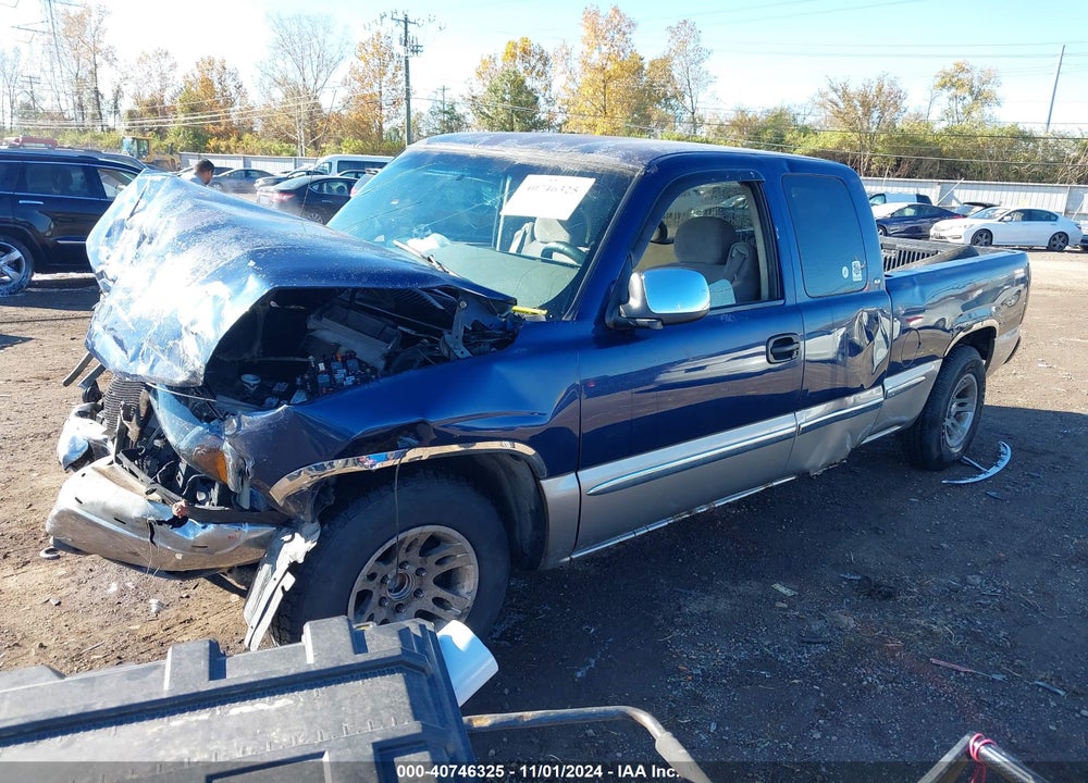 1999 GMC SIERRA 1500 SLE VIN: 2GTEC19V8X1557884