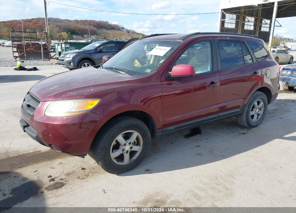 2008 HYUNDAI SANTA FE GLS VIN: 5NMSG73D78H136231