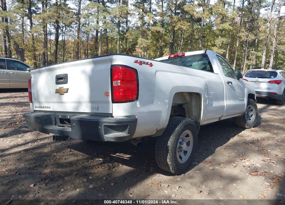 2018 CHEVROLET SILVERADO 1500 WT VIN: 1GCNKNEH4JZ111109