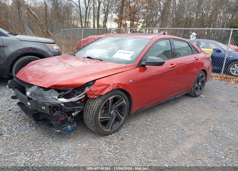 2021 HYUNDAI ELANTRA N LINE VIN: KMHLR4AF1MU172920