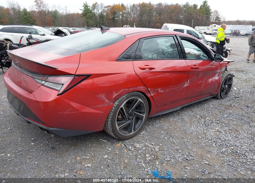 2021 HYUNDAI ELANTRA N LINE VIN: KMHLR4AF1MU172920