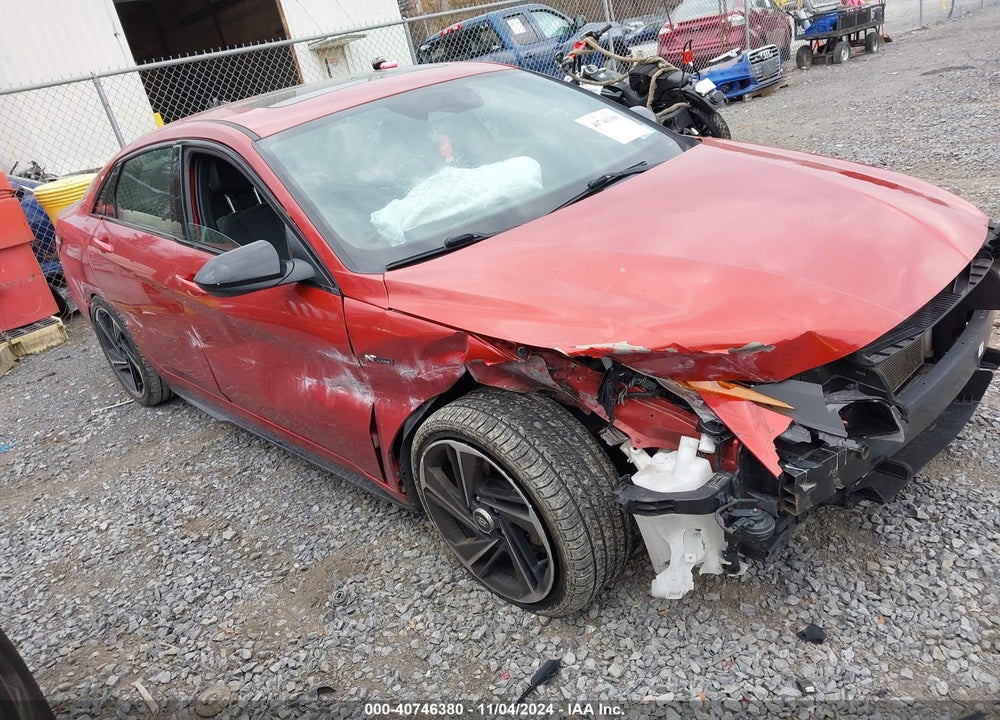 2021 HYUNDAI ELANTRA N LINE VIN: KMHLR4AF1MU172920