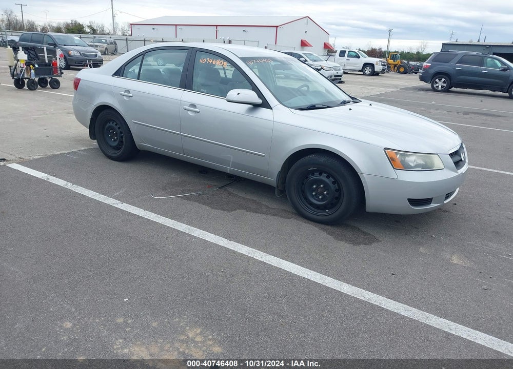 2008 HYUNDAI SONATA GLS VIN: 5NPET46C48H387656