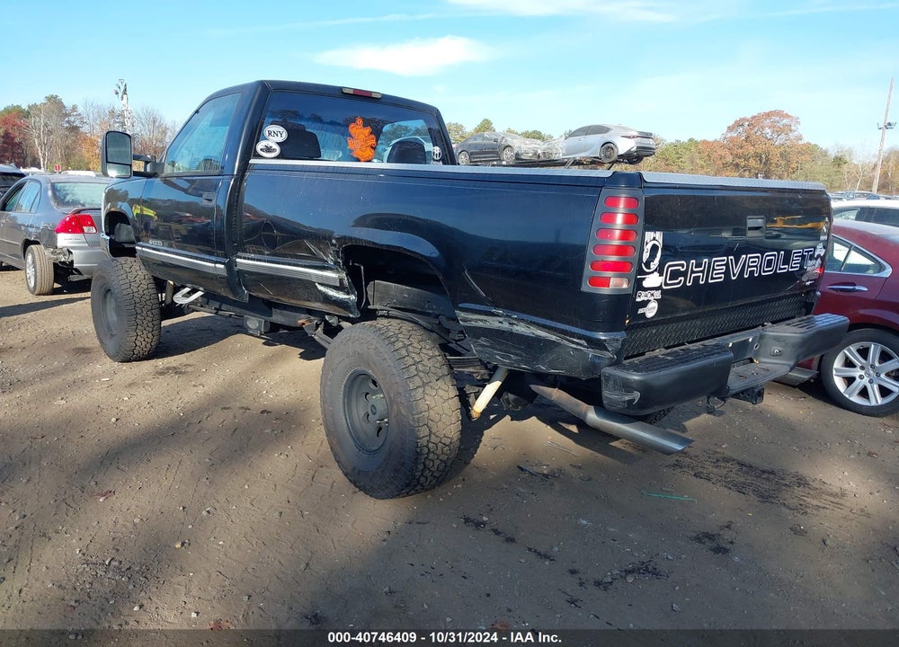 1997 CHEVROLET K1500 FLEETSIDE W/T VIN: 1GCEK14W0VZ212582