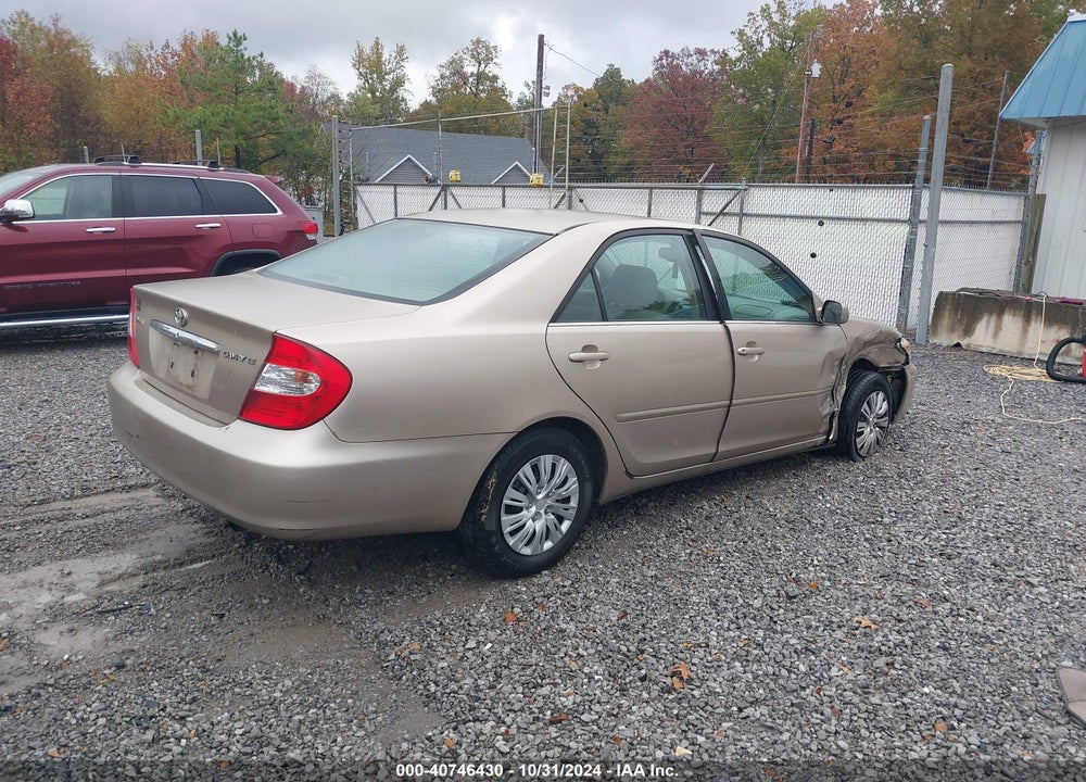 2002 TOYOTA CAMRY LE VIN: 4T1BE32K32U512157