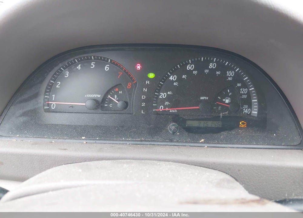 2002 TOYOTA CAMRY LE VIN: 4T1BE32K32U512157
