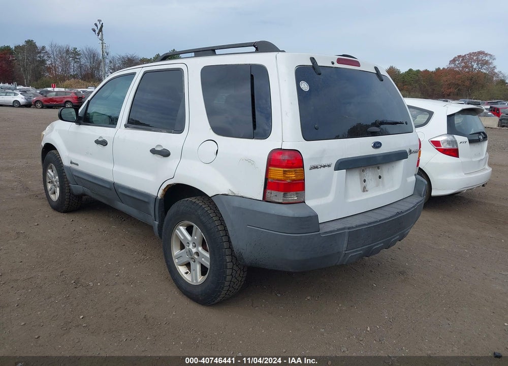 2007 FORD ESCAPE HYBRID VIN: 1FMYU59H77KA18230