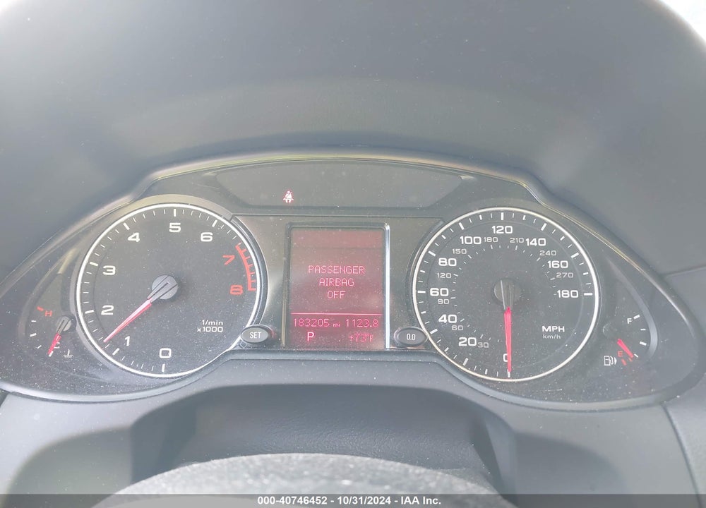 2012 AUDI Q5 3.2 PREMIUM PLUS VIN: WA1DKAFP5CA064131