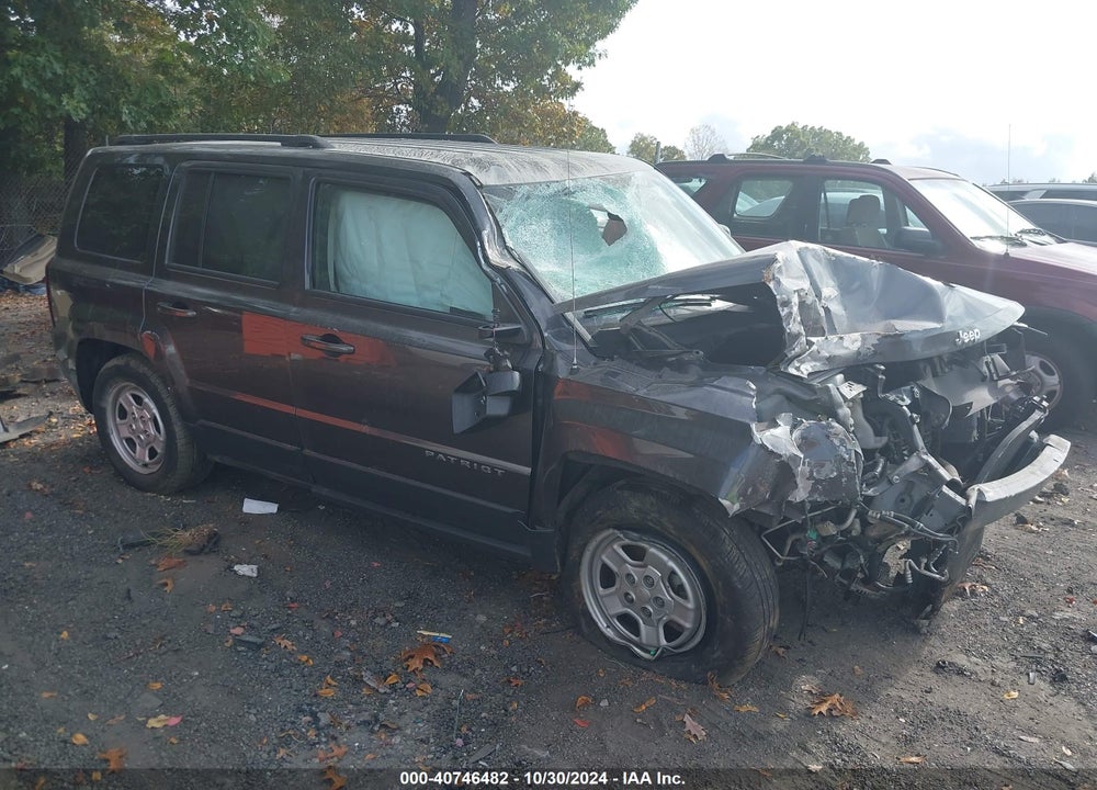 2017 JEEP PATRIOT SPORT FWD VIN: 1C4NJPBA4HD132717