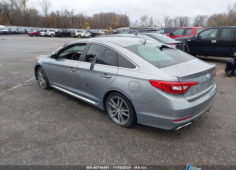 2017 HYUNDAI SONATA SPORT 2.0T VIN: 5NPE34ABXHH510424