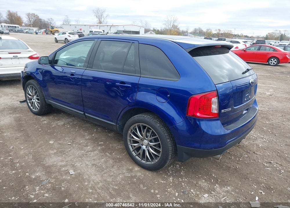 2013 FORD EDGE SEL VIN: 2FMDK4JC2DBA99058