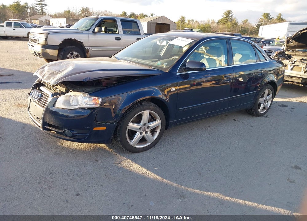 2005 AUDI A4 2.0T VIN: WAUDF68E25A519472