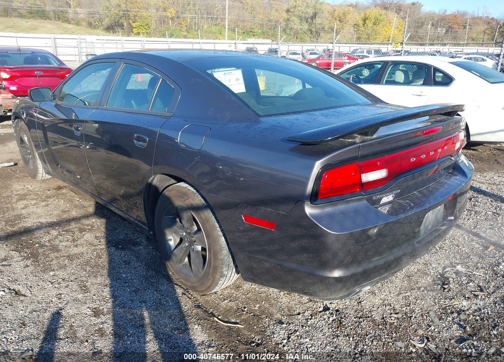 2013 DODGE CHARGER SE VIN: 2C3CDXBG5DH584339