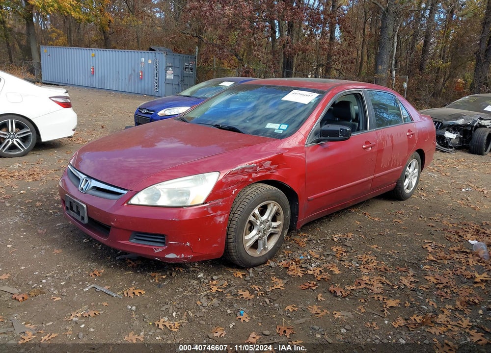 2007 HONDA ACCORD 2.4 EX VIN: 1HGCM56767A057568