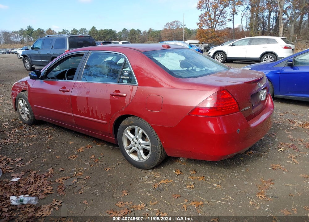 2007 HONDA ACCORD 2.4 EX VIN: 1HGCM56767A057568