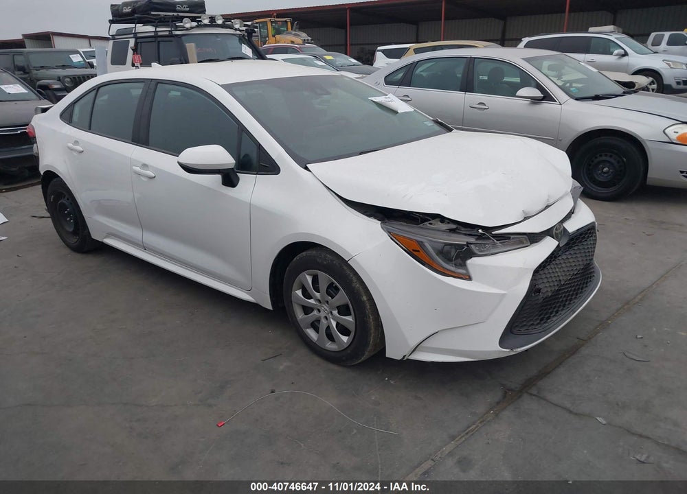 2020 TOYOTA COROLLA LE VIN: 5YFEPRAE8LP106576