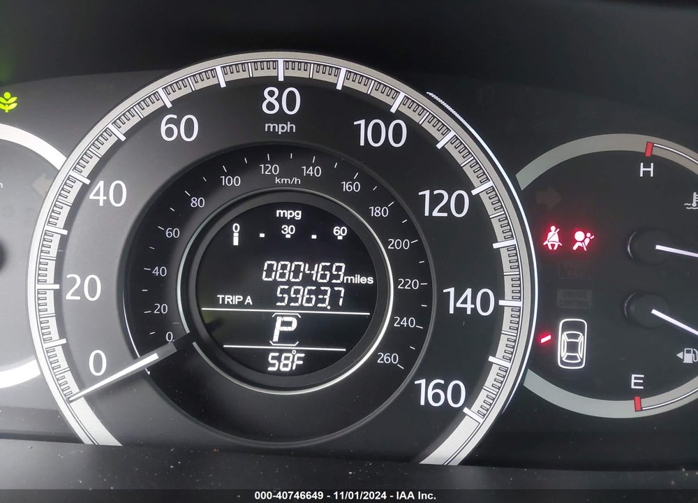 2013 HONDA ACCORD EX VIN: 1HGCR2F7XDA068083