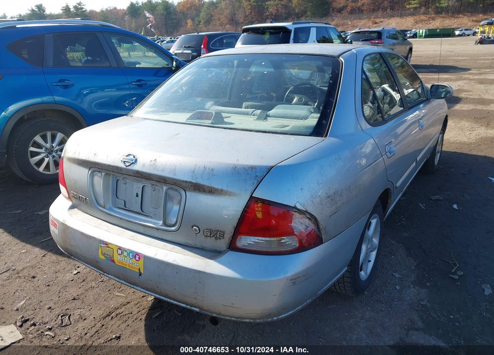 2002 NISSAN SENTRA GXE VIN: 3N1CB51A22L550059