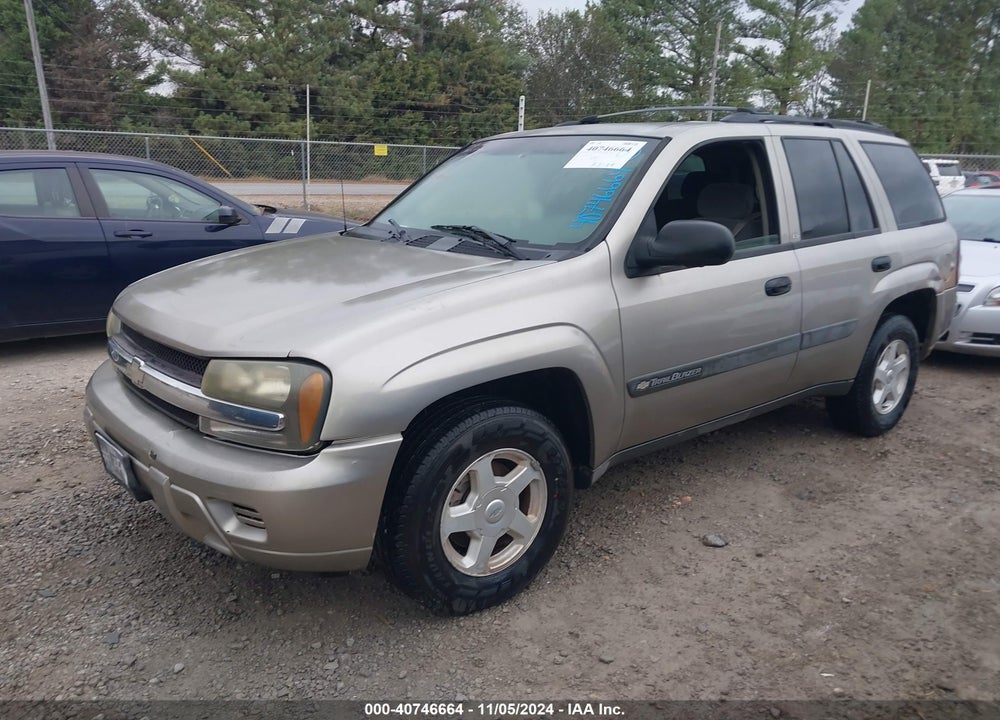 2003 CHEVROLET TRAILBLAZER LS VIN: 1GNDS13S432303684