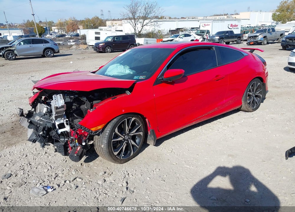 2018 HONDA CIVIC SI VIN: 2HGFC3A51JH755959