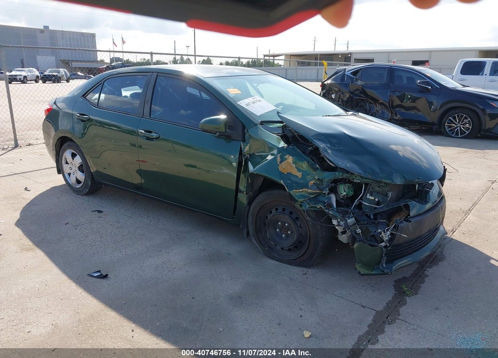 2014 TOYOTA COROLLA LE VIN: 5YFBURHEXEP006211