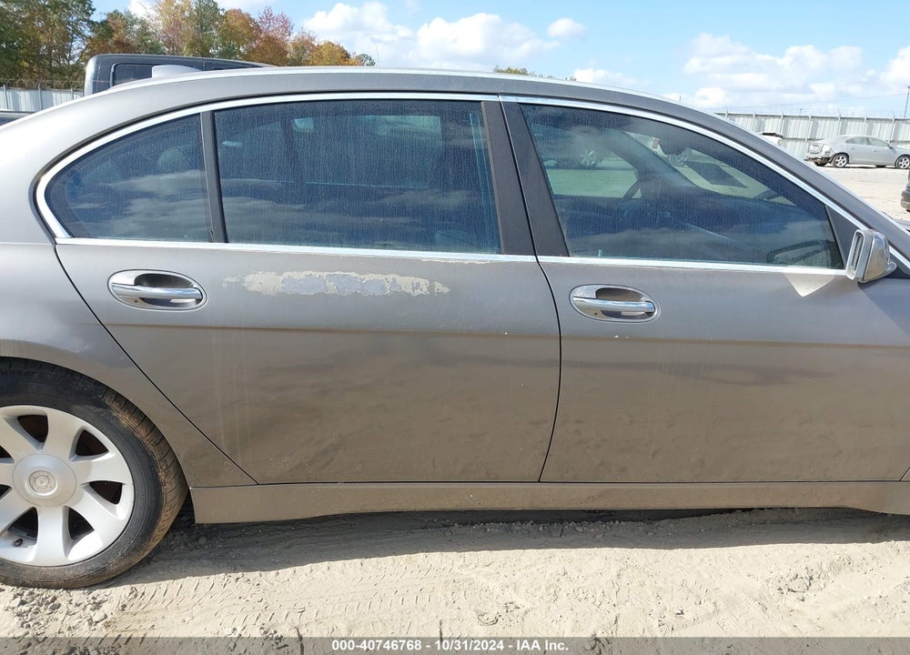 2005 BMW 745LI VIN: WBAGN63575DS60337
