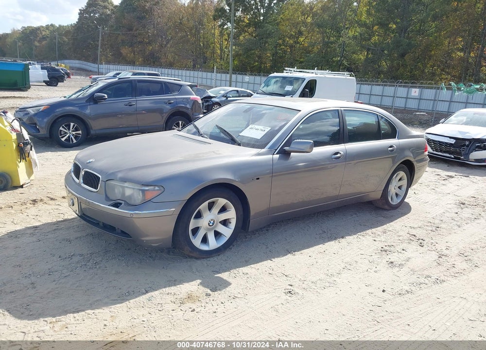 2005 BMW 745LI VIN: WBAGN63575DS60337