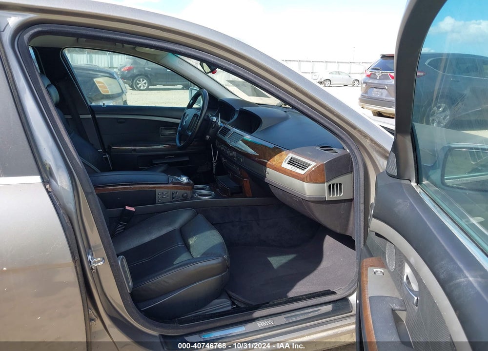 2005 BMW 745LI VIN: WBAGN63575DS60337