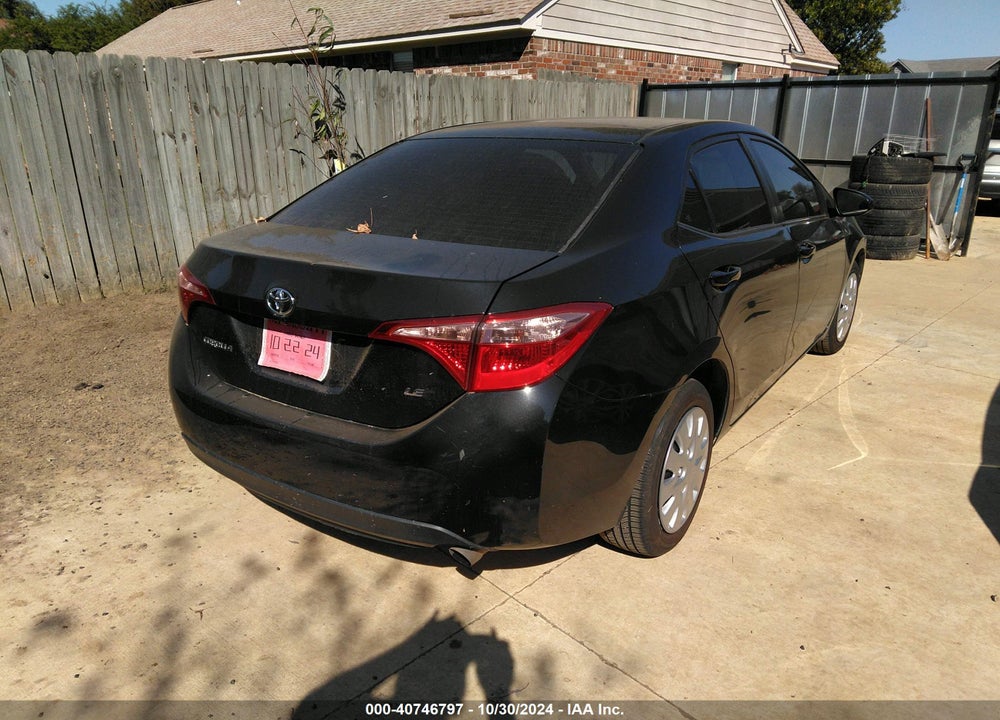 2019 TOYOTA COROLLA LE VIN: 5YFBURHE4KP871316