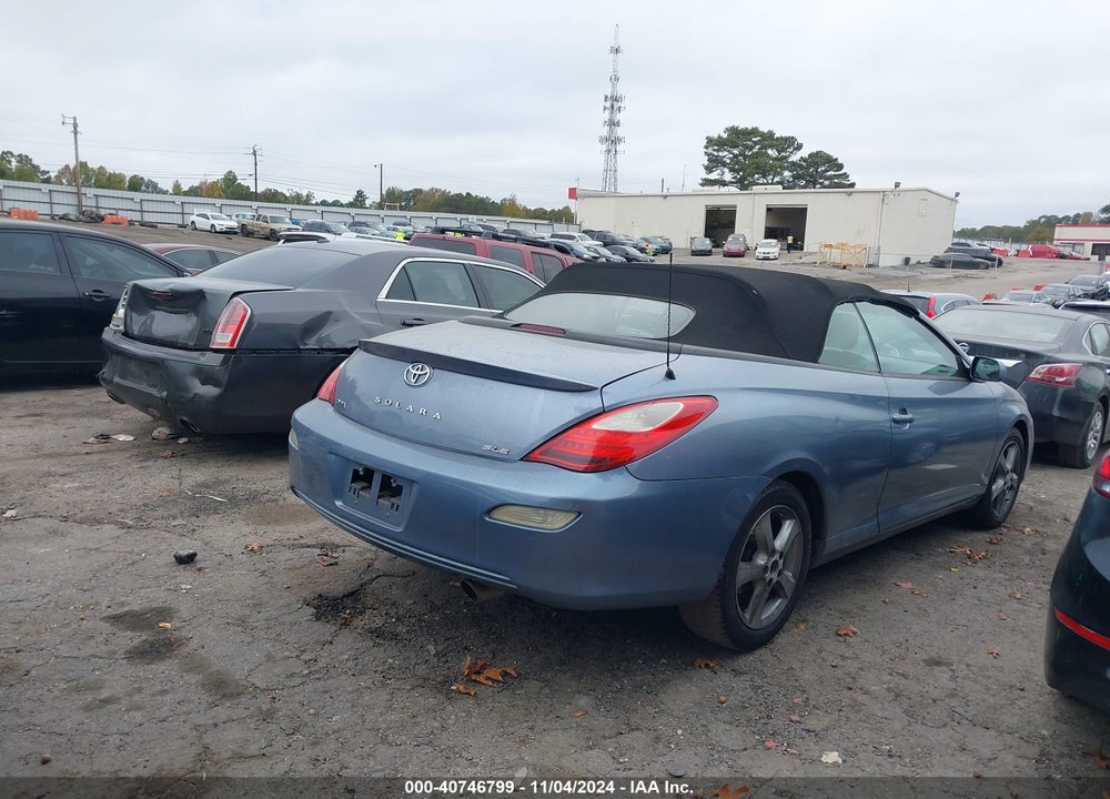 2007 TOYOTA CAMRY SOLARA SLE VIN: 4T1FA38P77U127238