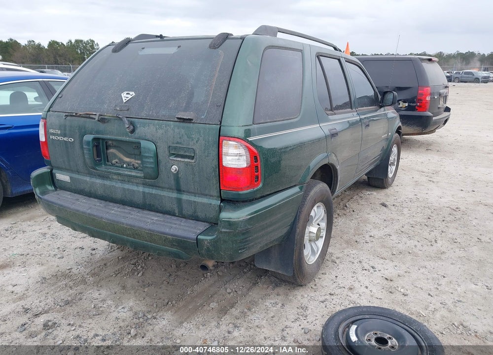 2000 ISUZU RODEO LS/LSE/S 3.2L VIN: 4S2CK58W3Y4303893