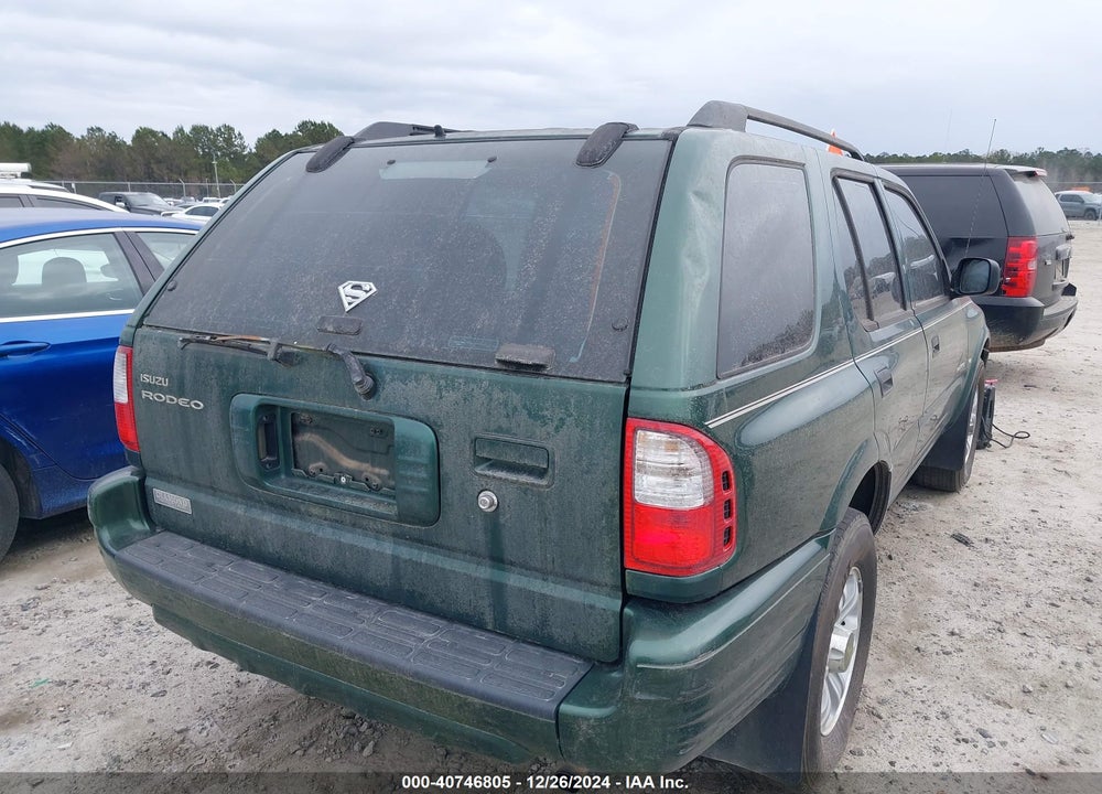 2000 ISUZU RODEO LS/LSE/S 3.2L VIN: 4S2CK58W3Y4303893