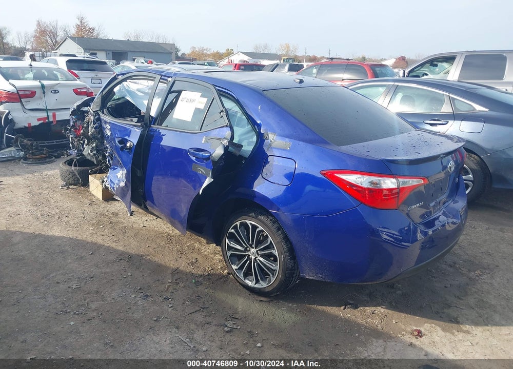 2016 TOYOTA COROLLA S PREMIUM VIN: 5YFBURHE5GP485639