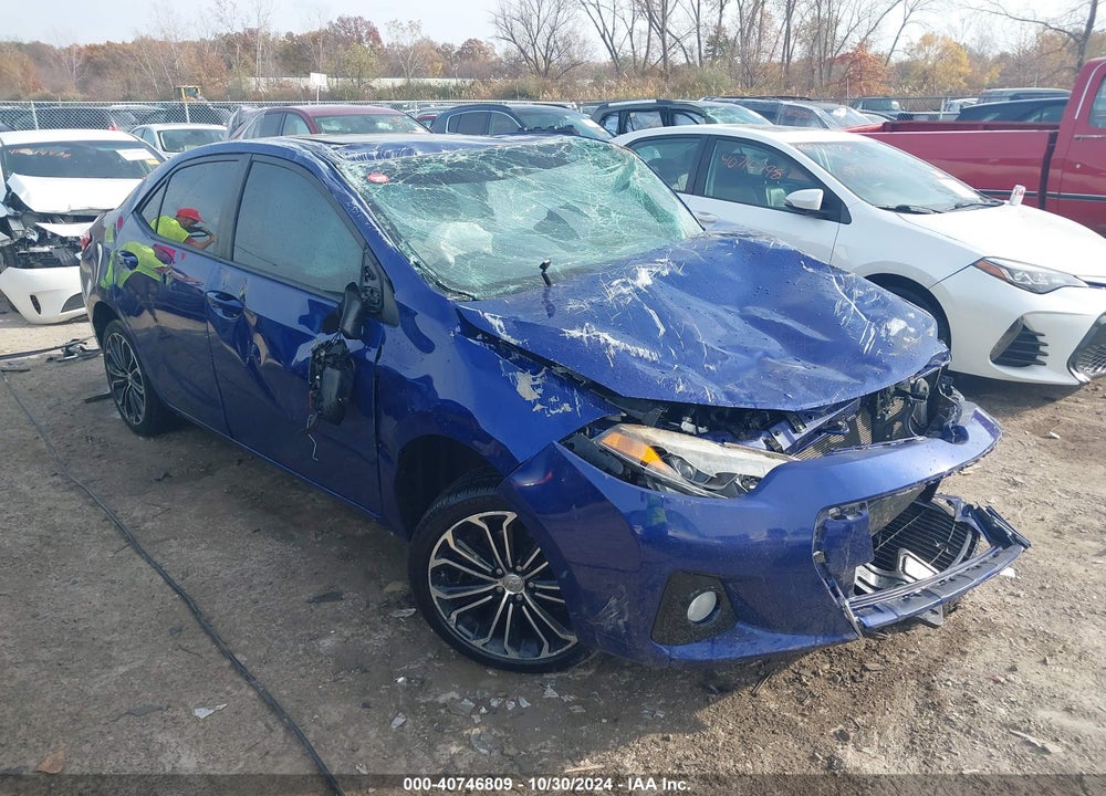 2016 TOYOTA COROLLA S PREMIUM VIN: 5YFBURHE5GP485639