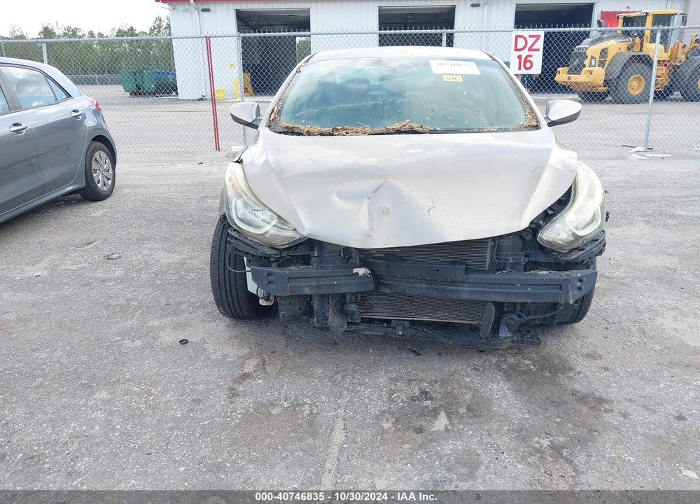 2014 HYUNDAI ELANTRA SE VIN: 5NPDH4AE5EH480624