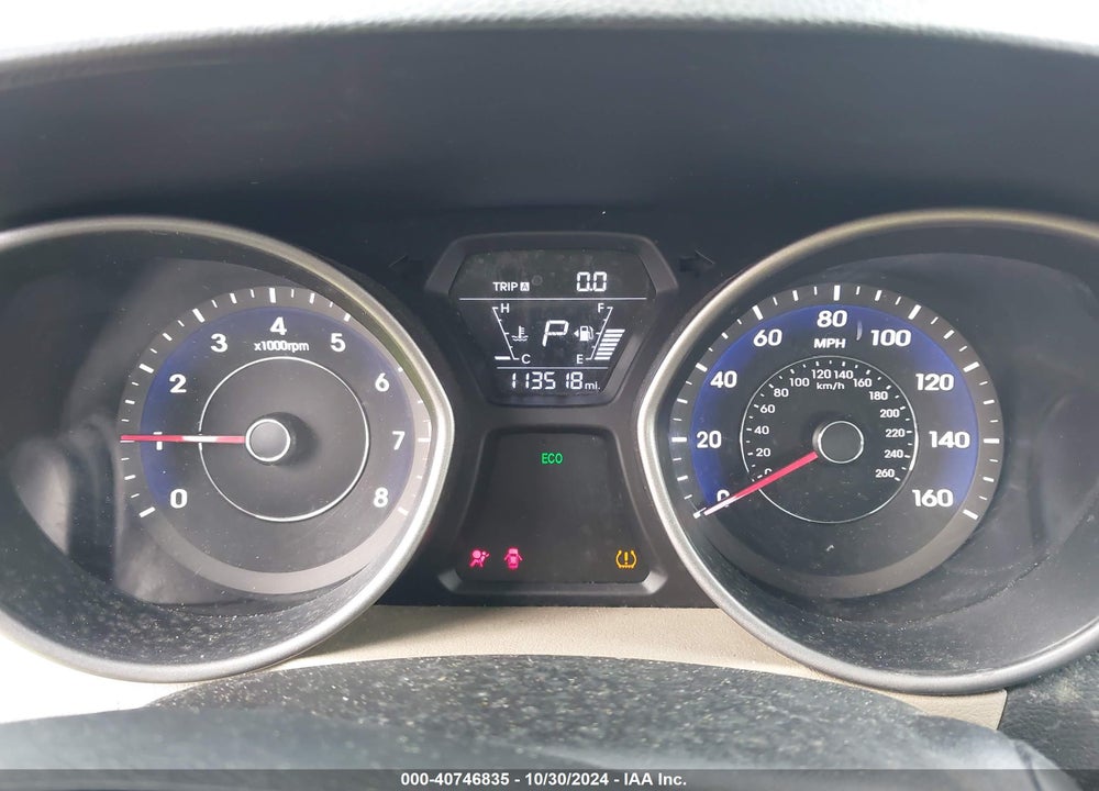 2014 HYUNDAI ELANTRA SE VIN: 5NPDH4AE5EH480624