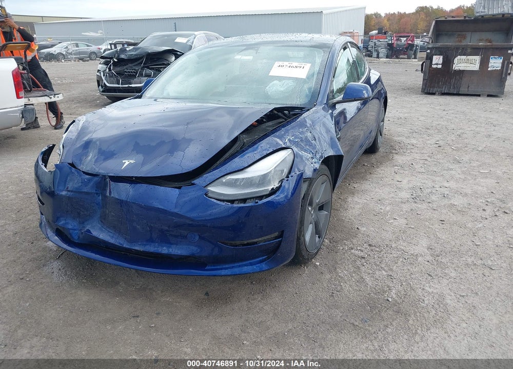 2022 TESLA MODEL 3 VIN: 5YJ3E1EB9NF265572