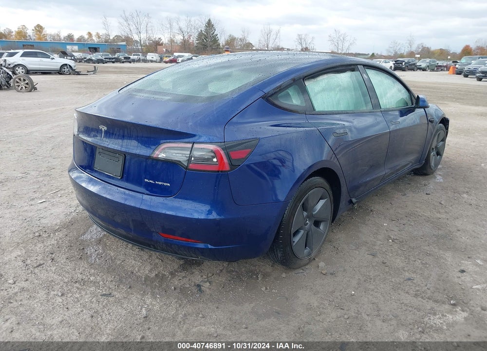 2022 TESLA MODEL 3 VIN: 5YJ3E1EB9NF265572