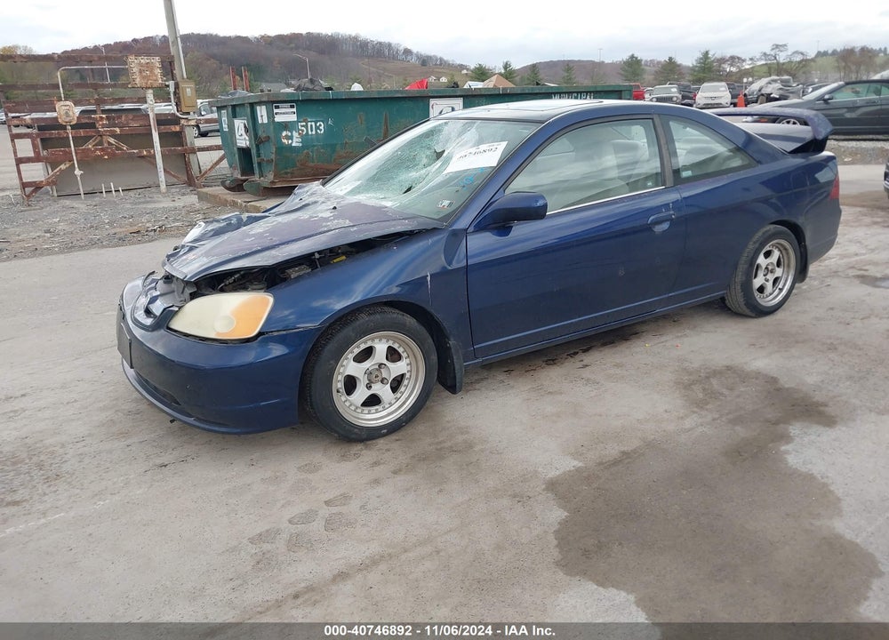 2002 HONDA CIVIC EX VIN: 1HGEM21062L024388