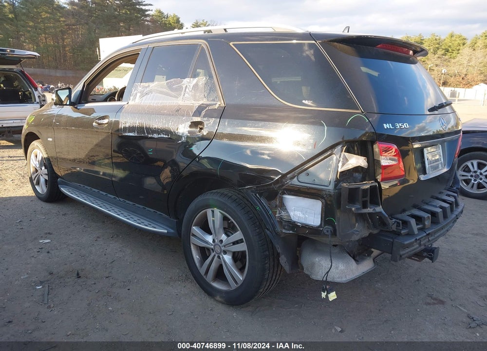 2012 MERCEDES-BENZ ML 350 4MATIC VIN: 4JGDA5HB2CA073933