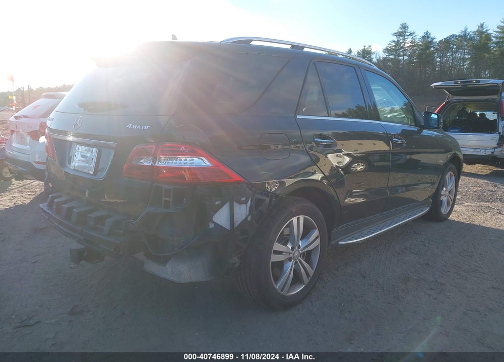 2012 MERCEDES-BENZ ML 350 4MATIC VIN: 4JGDA5HB2CA073933