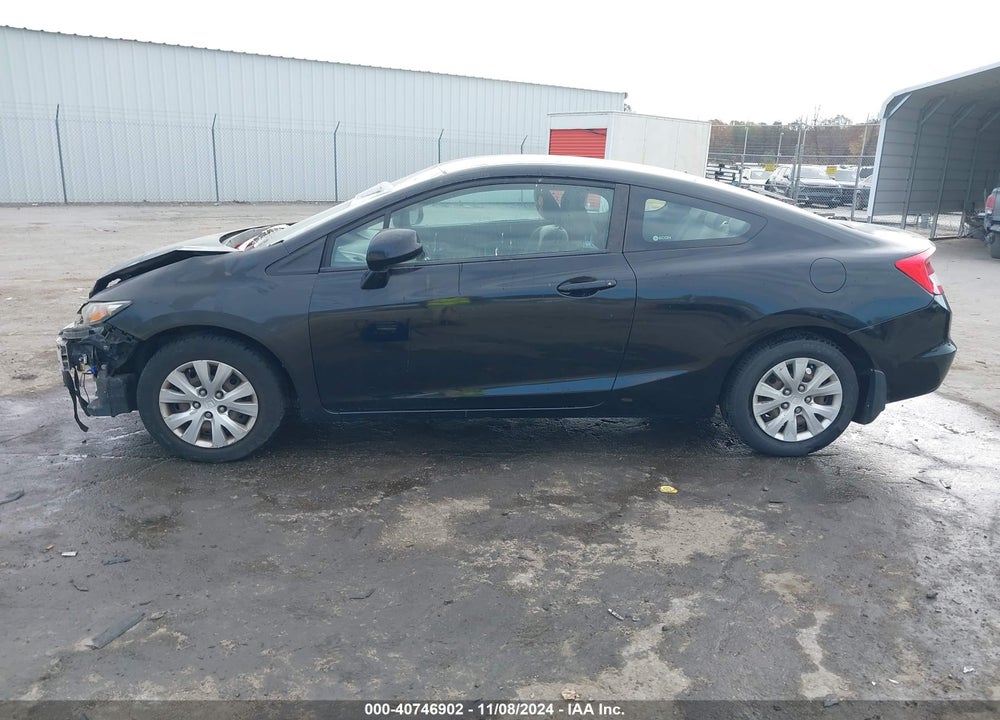 2012 HONDA CIVIC LX VIN: 2HGFG3B51CH563947