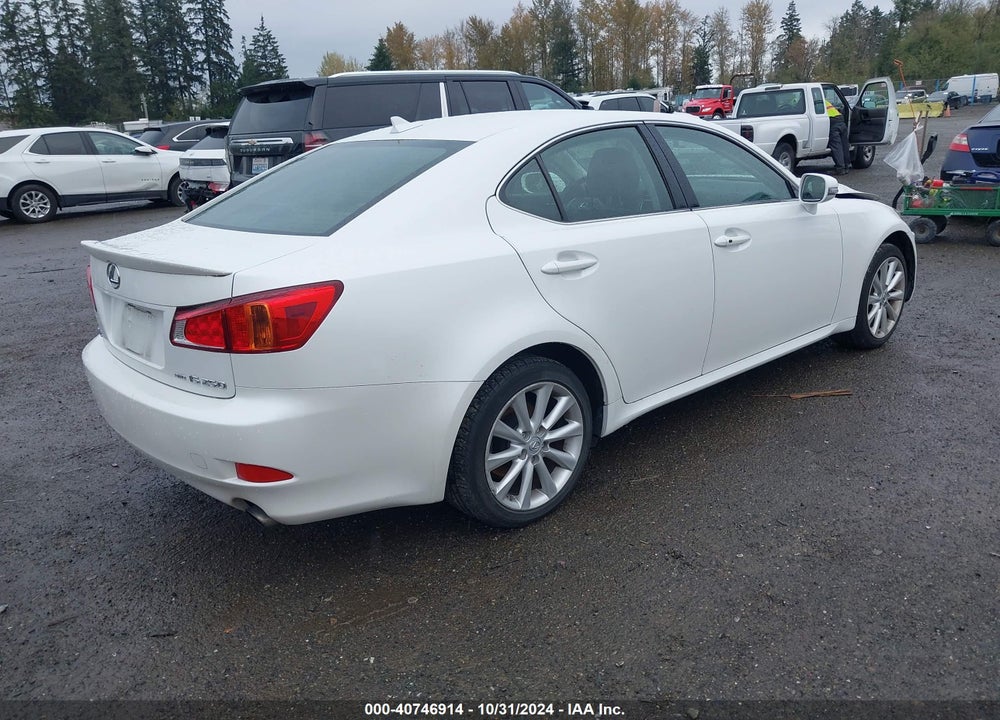 2009 LEXUS IS 250 VIN: JTHCK262692030812