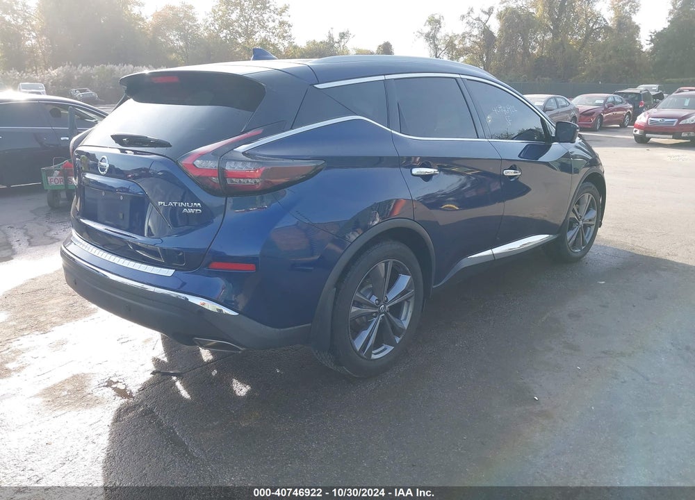 2020 NISSAN MURANO PLATINUM INTELLIGENT AWD VIN: 5N1AZ2DS0LN143700