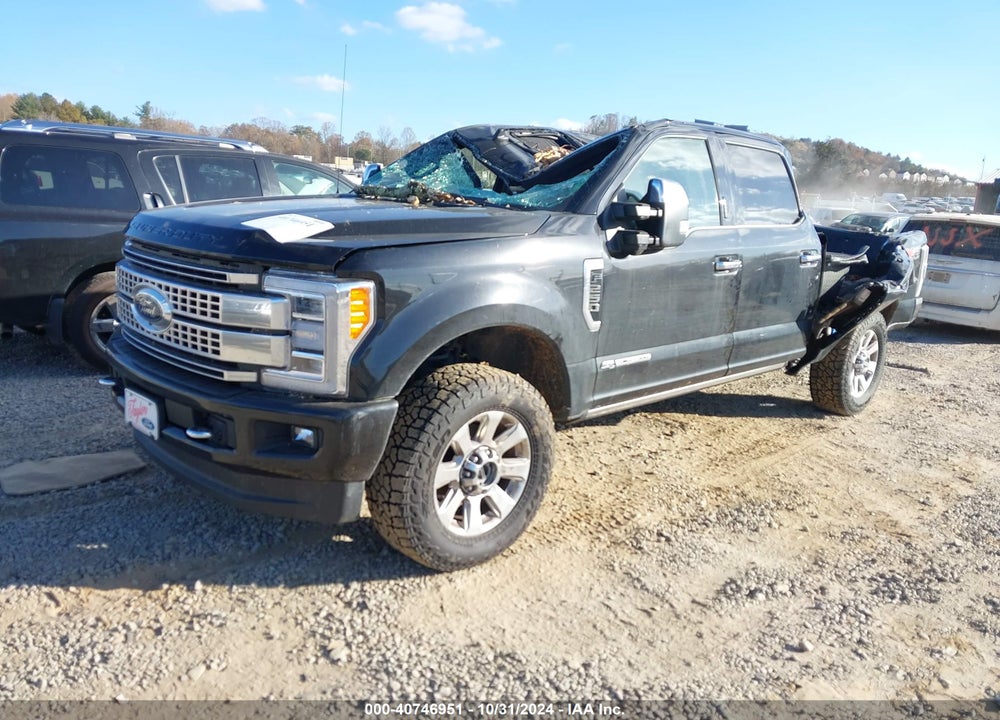 2019 FORD F-250 PLATINUM VIN: 1FT7W2BT3KEG15096