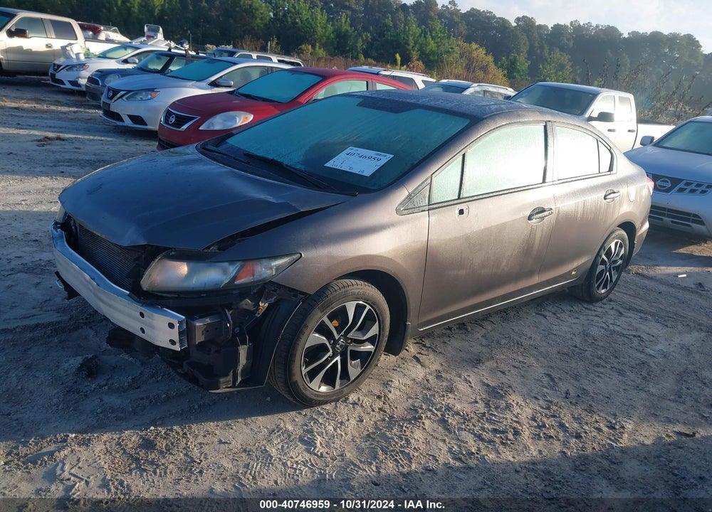 2014 HONDA CIVIC EX VIN: 19XFB2F8XEE227384