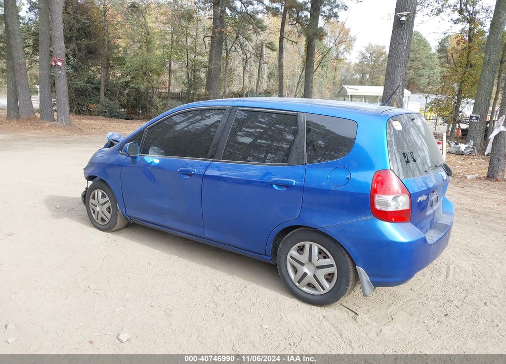 2008 HONDA FIT VIN: JHMGD38478S046161