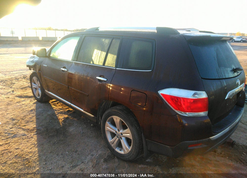 2012 TOYOTA HIGHLANDER LIMITED V6 VIN: 5TDDK3EHXCS122636