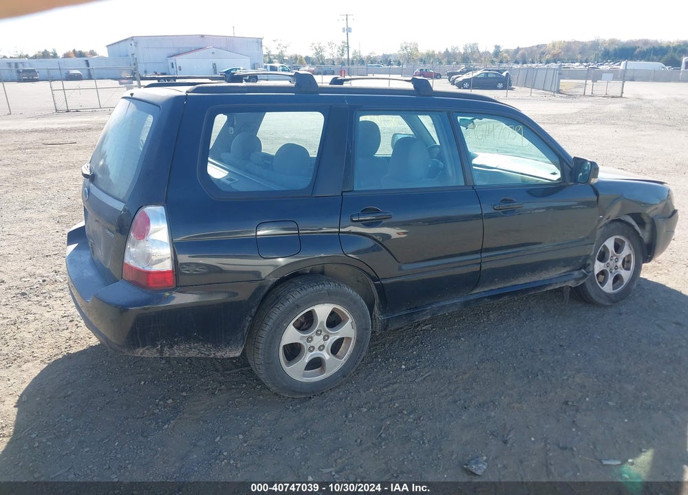 2008 SUBARU FORESTER 2.5X VIN: JF1SG65628H701484