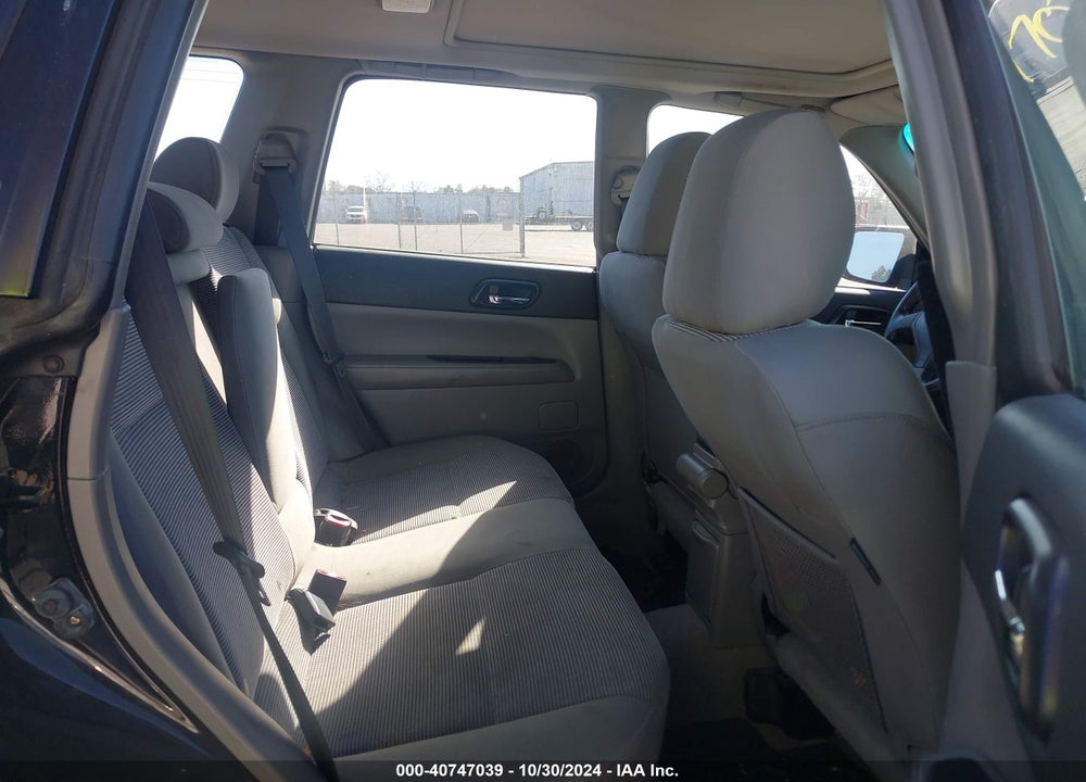 2008 SUBARU FORESTER 2.5X VIN: JF1SG65628H701484